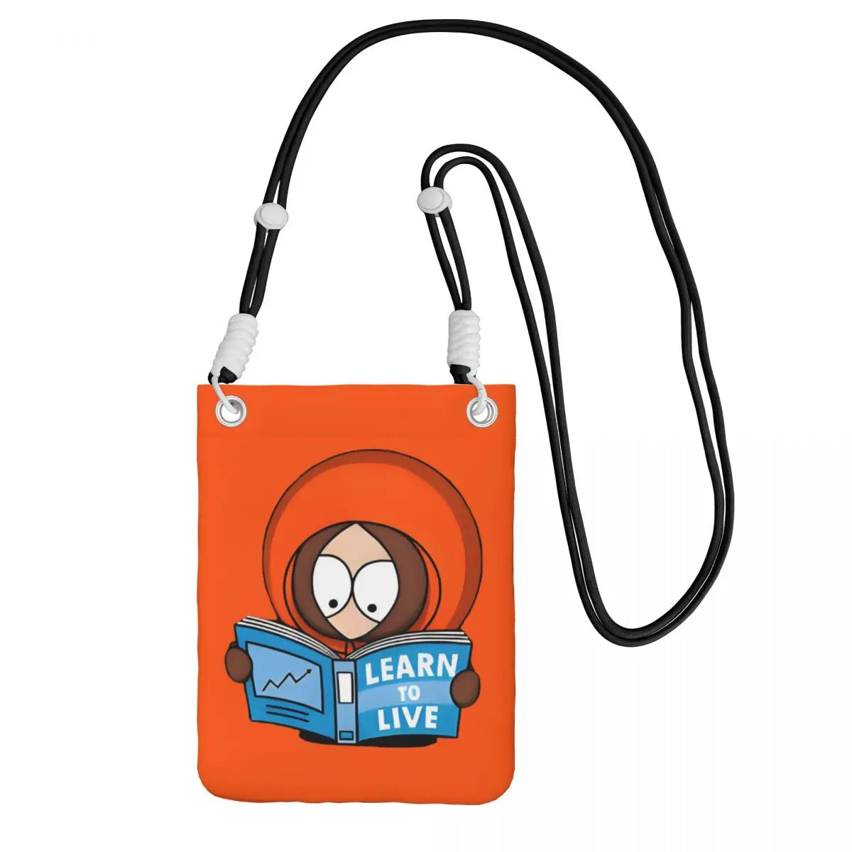 

Custom Casual S-South Park Mobile Phone Bag Cycling Camping Women Men Kenny Learn Small Crossbody Purse Smart Phone Wallet Strap