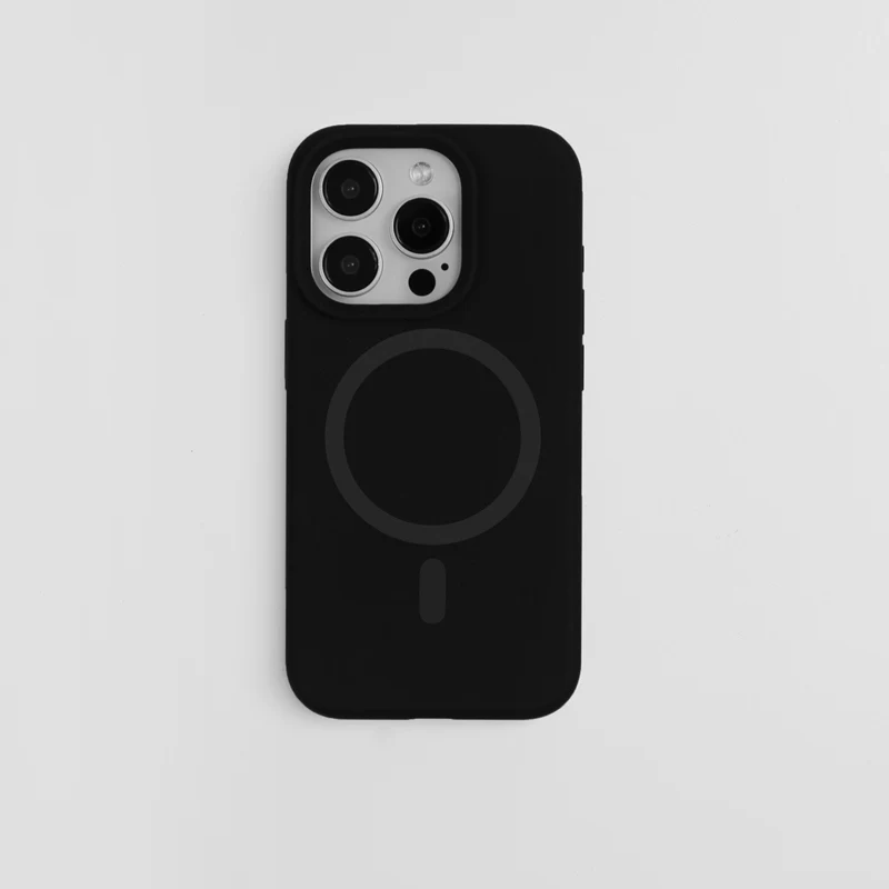 Magnetische Einfarbige Flüssigsilikon-Hülle für MagSafe Handyhülle für iPhone 17 18 Pro Max 16 15 14 13 Kabelloses Laden Weiche Hülle – Detail 20