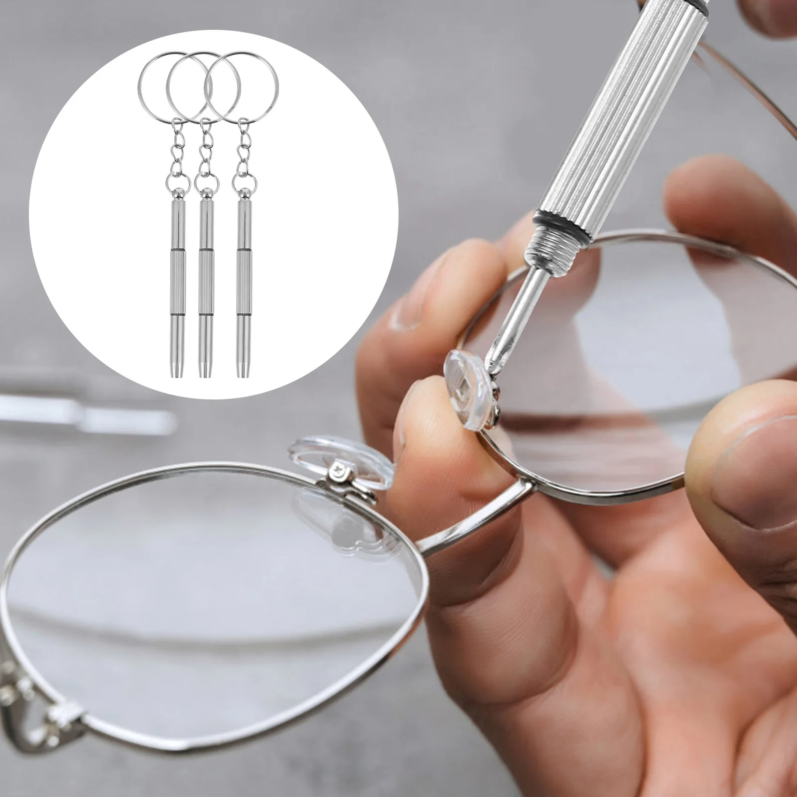 

6pcs Screwdriver Set Phone Repair Tools Kit Watch Strap Spring Rod Removal Tool For Cellphone Repair Watchmakers Jewelry Making