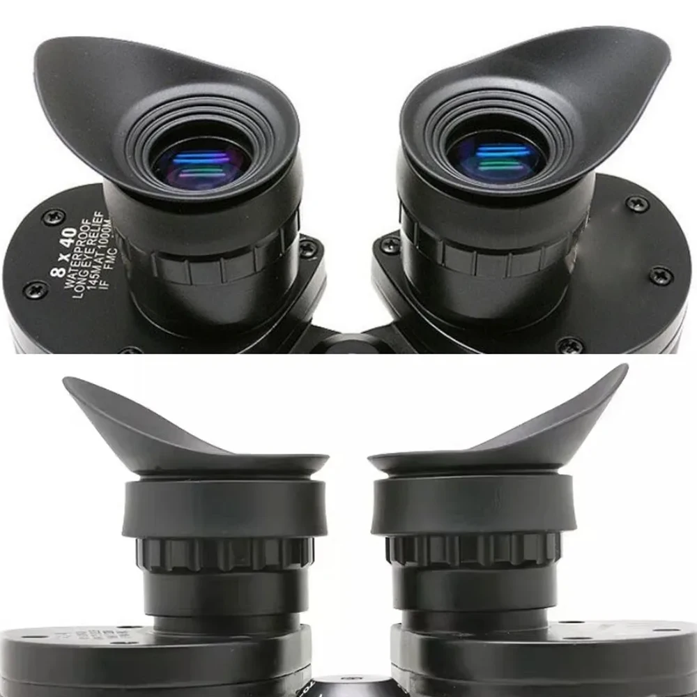 2 PCS 40mm oculare in gomma Eye Shield Cups binocolo Eye Guards Caps per microscopio oculare telescopi Eyecups