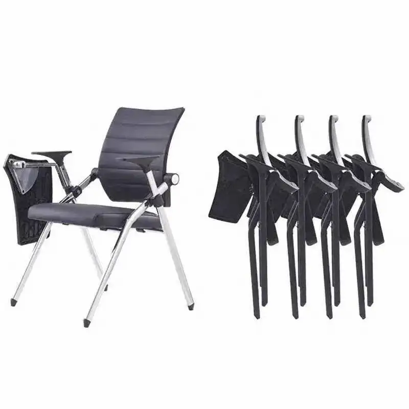 Chair Conference Chairs Meeting Training Room Foldable Computer Nordic with Table Board Integrated Simple Office Chair Leather Y