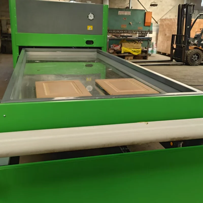 Large Negative Pressure Vacuum Membrane Press Machine Full Automatic 3D Plastic Thermoforming Laminating Machine