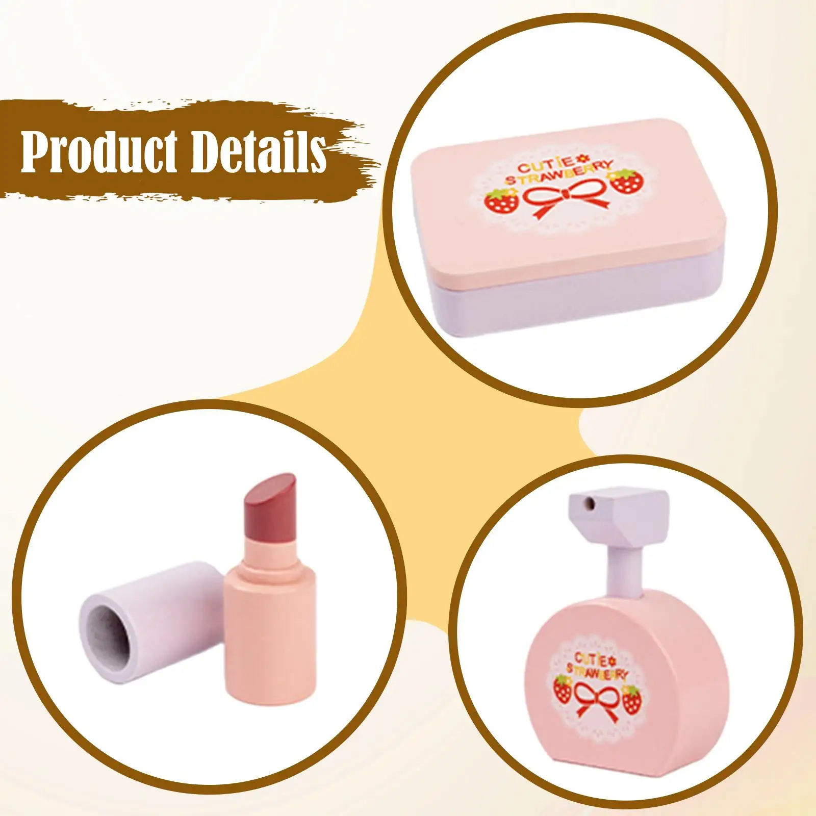 Kinderen Kapsalon Speelset Lippenstift Fantasiespel Make-up Schoonheidsset voor Halloween Feest Verjaardag Speelgoed Cadeau Prinses Aankleden Kinderen