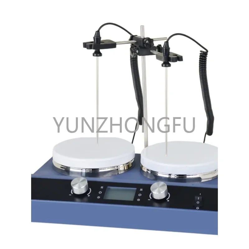 Experimental high-precision multi-head digital display magnetic stirrer,Heating constant temperature large capacity mixer