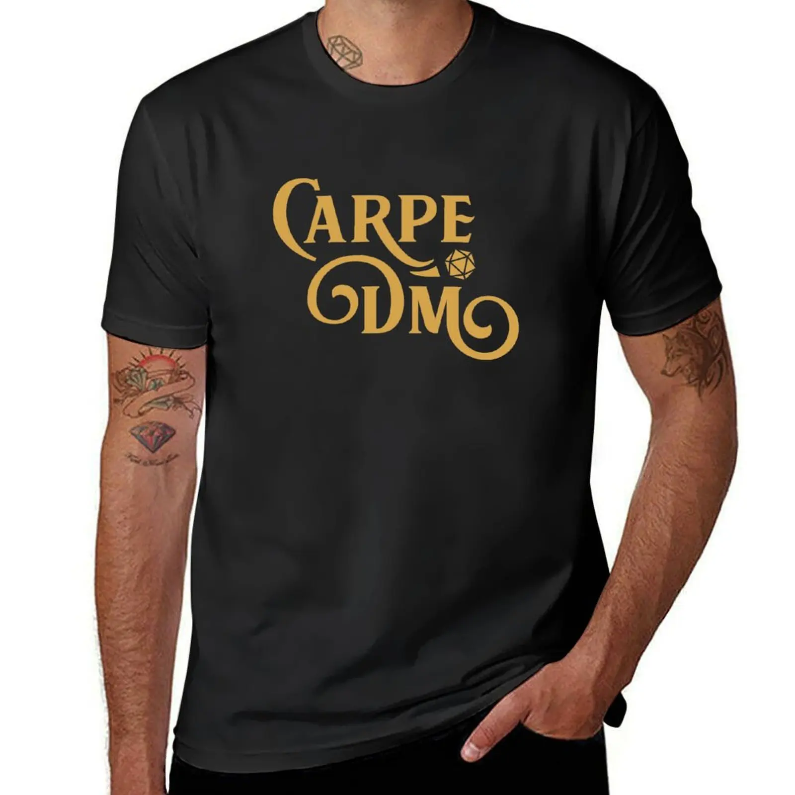 Carpe DM Dungeon Master Tabletop RPG Gaming T-Shirt cute clothes plus sizes customizeds mens t shirts