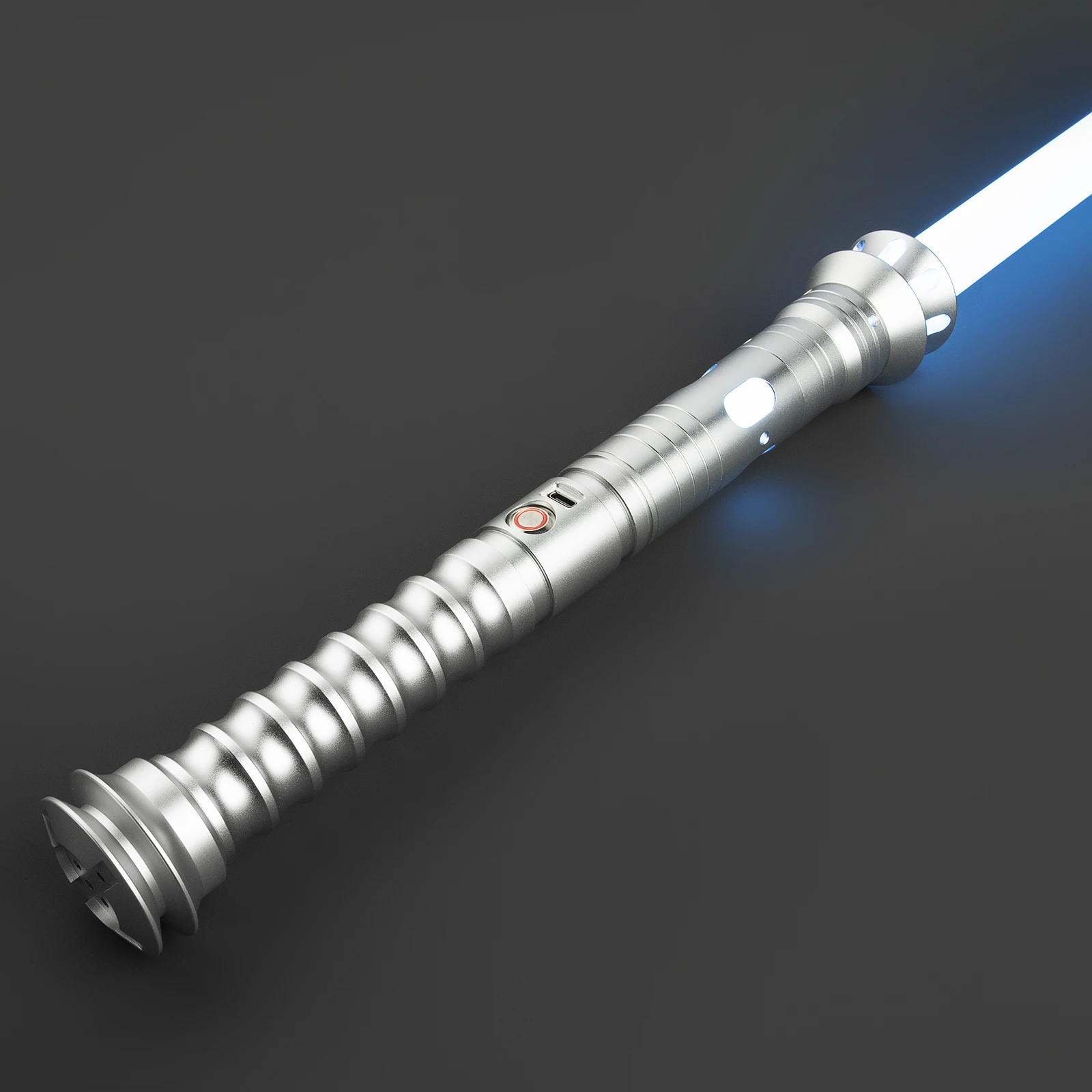 Lightsaber Neopixel Jedi pedang Laser, Saber cahaya LTG suara pukulan tidak terbatas halus sensitif Dueling berat