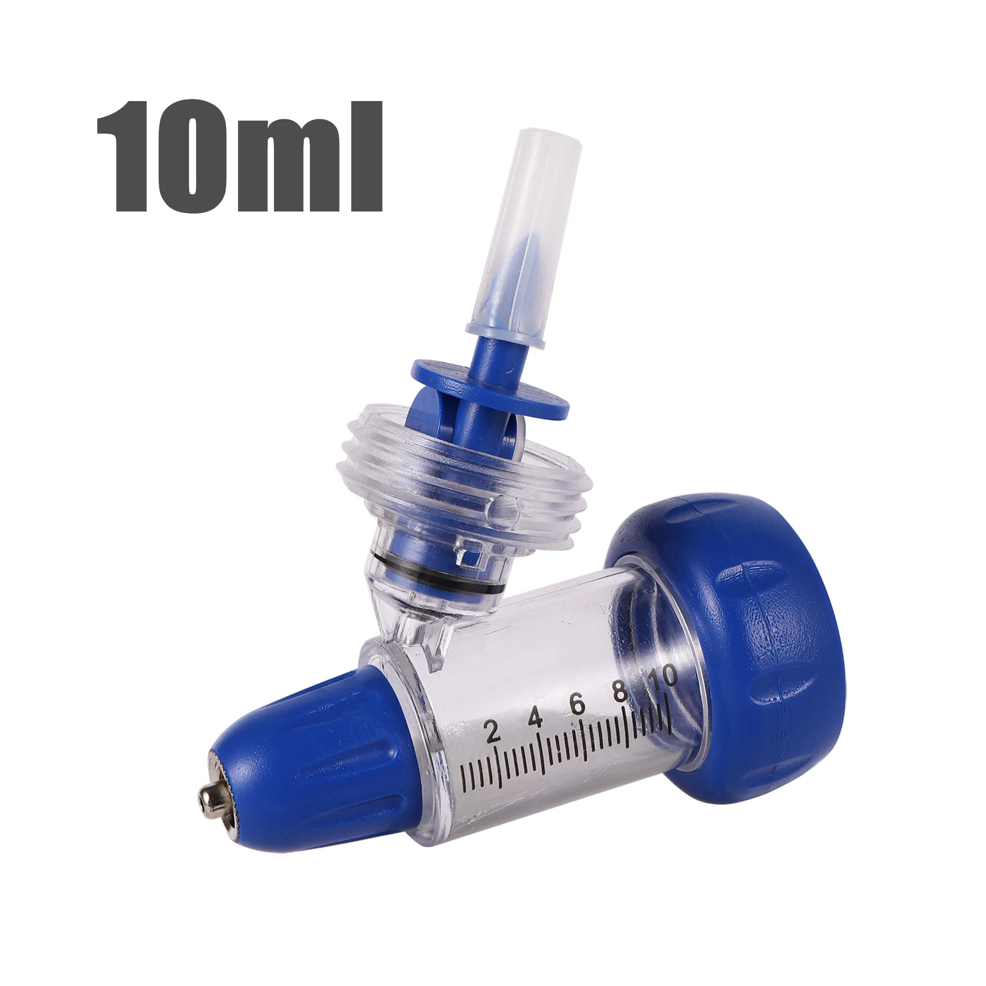 2/5/10ml Automatic Veterinary Continuous Syringe Animal Adjustable Vaccine Injector livestock Sheep Cow Injection Tool