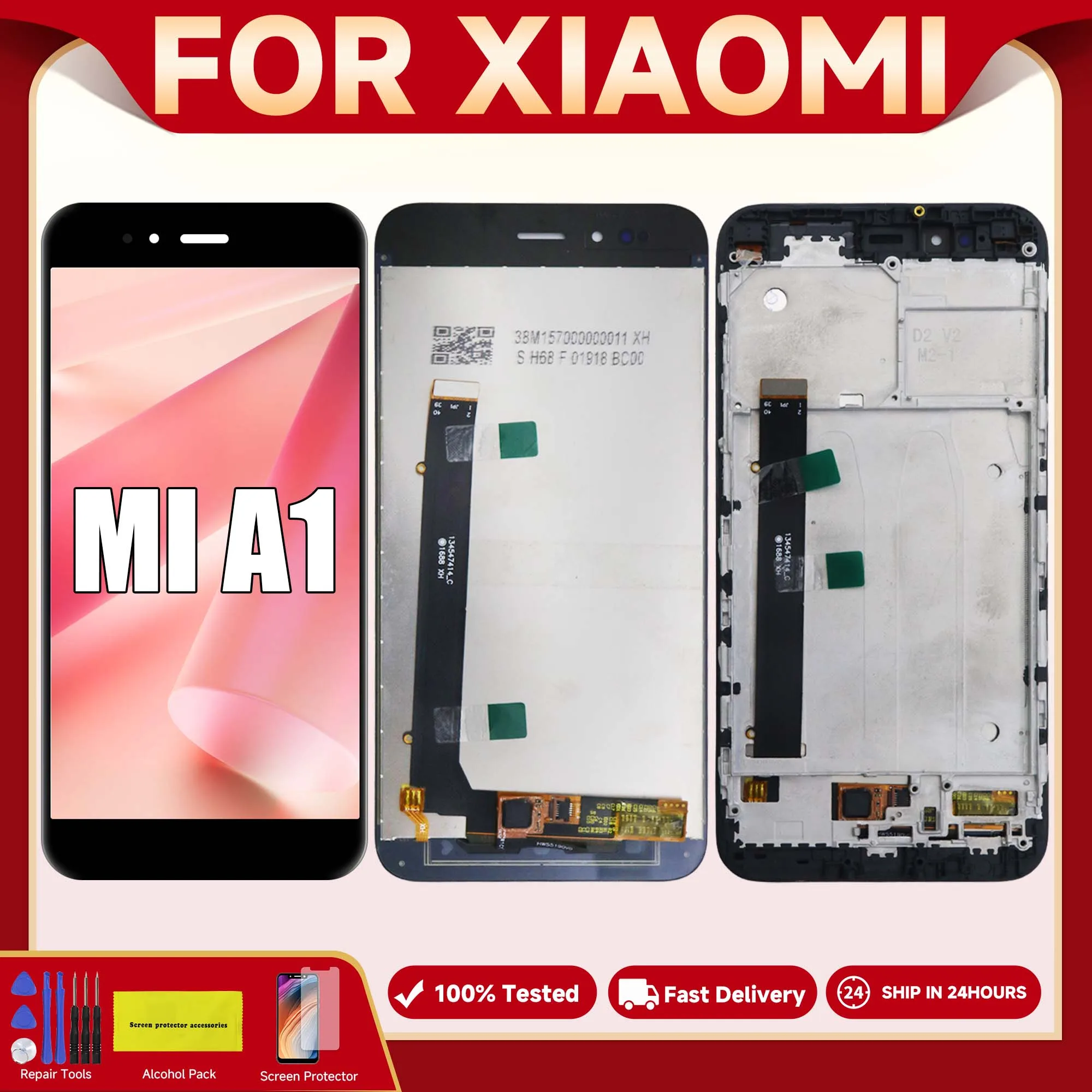 For Xiaomi Mi 5X 5.5\'\'For Ori Mi A1 MDG2 MDI2 LCD Display Touch Screen Digitizer Assembly Replacement