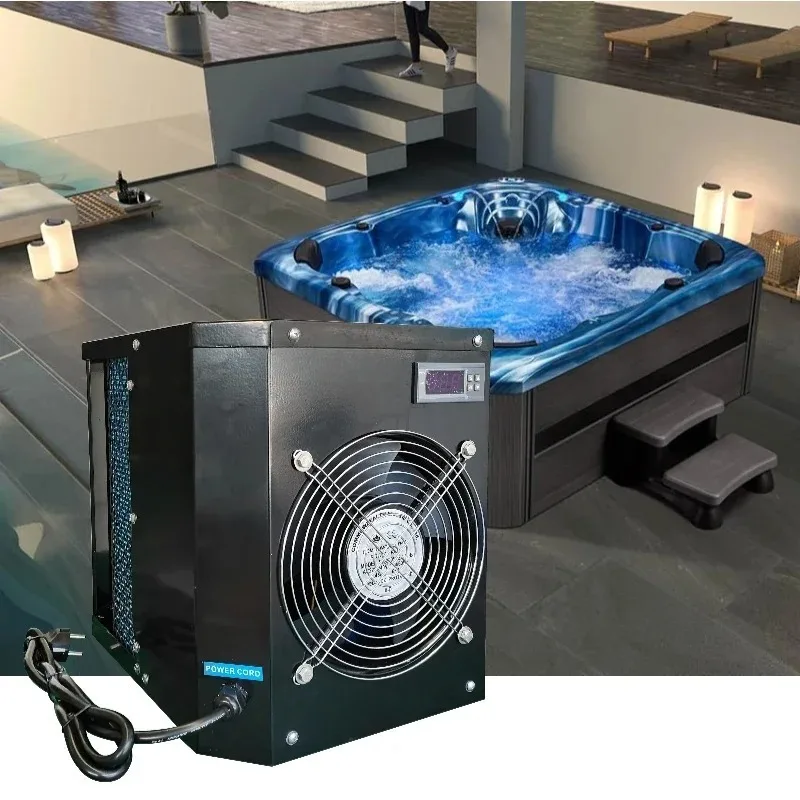

Mini Air Source Heat Pump Gas Powered Pool Heater for Spa Bathtub Inflatable Pool