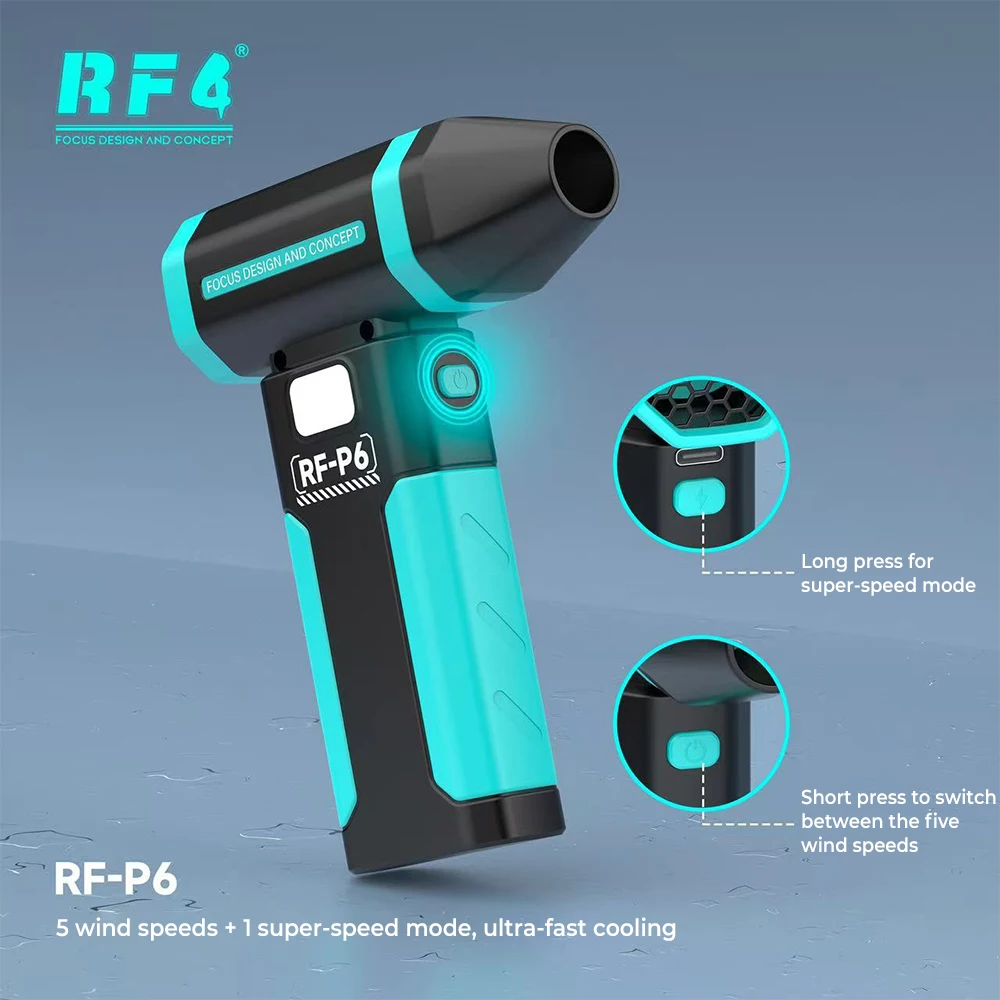 5 سرعات الرياح قابل للتعديل توربو مروحة نفاثة منفاخ هواء قوي الكهربائية منفضة الهواء المضغوط لمجفف السيارة/الكمبيوتر/أدوات تنظيف المنزل #5