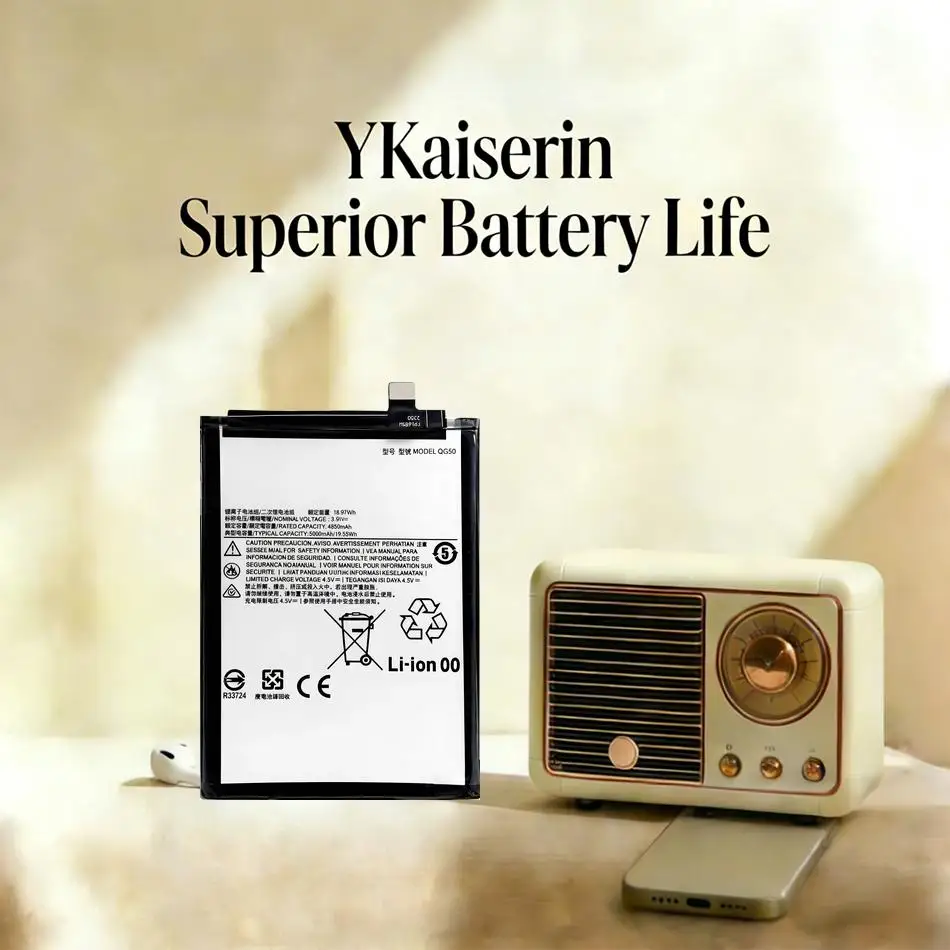 

Аккумулятор для мобильного телефона Motorola Moto QG50, 5000 мАч, надежная мощность