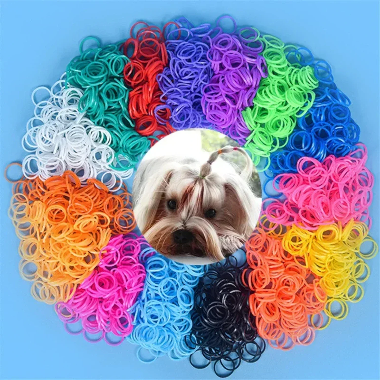 

Effortless, Vibrant, Colorful, and Adorable Small Breed Dog Grooming Accessories: Must-Have Teddy Dog Hair Bows for Easy, Cute,