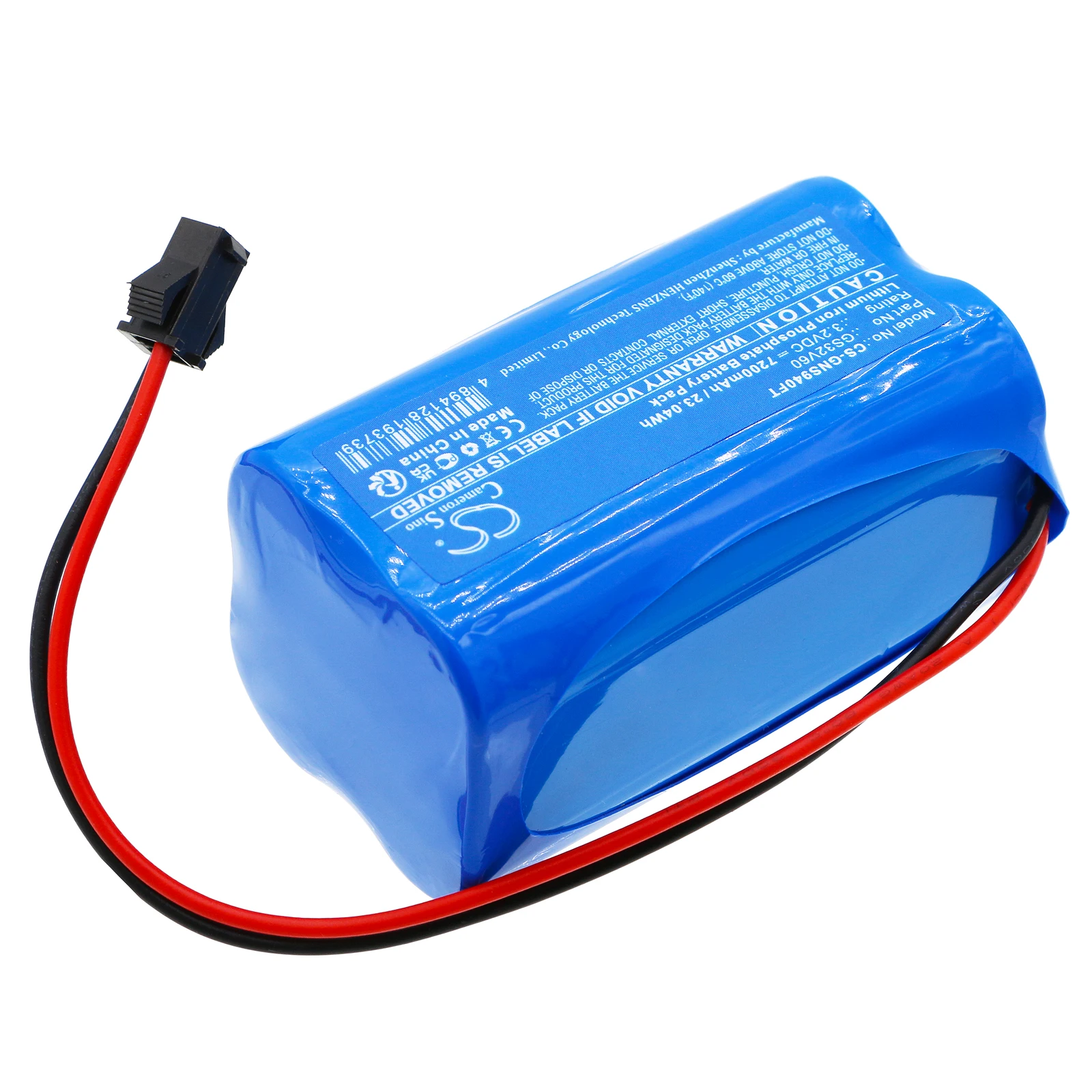 CS Replacement Battery For Gama Sonic GS-94C-D GS32V60 7200mAh / 23.04Wh Solar Battery