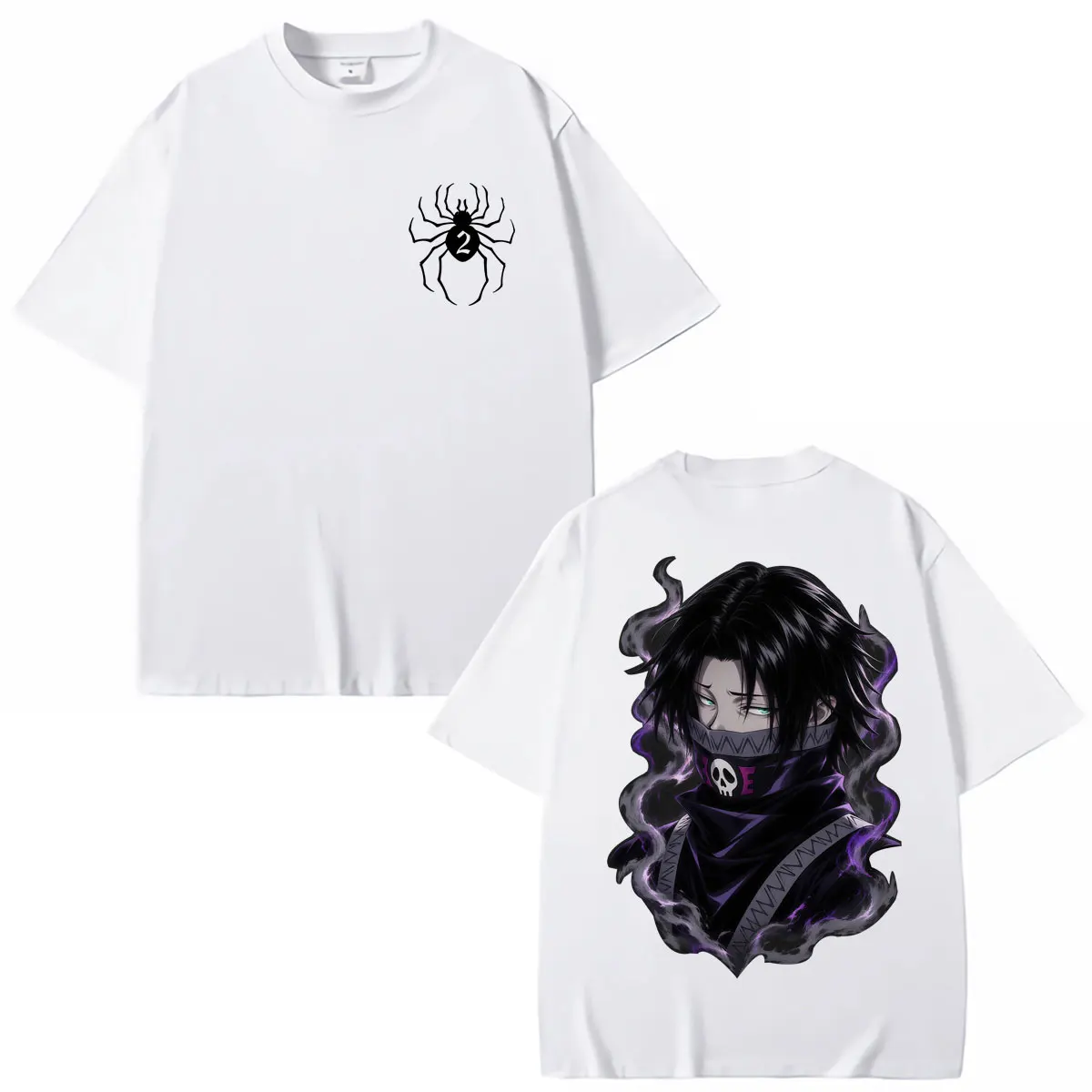 Japanese Anime Hunter X Hunter Feitan Graphic T Shirt Manga Harajuku Vintage Gothic T-shirts Men Women Oversized Cotton T Shirts