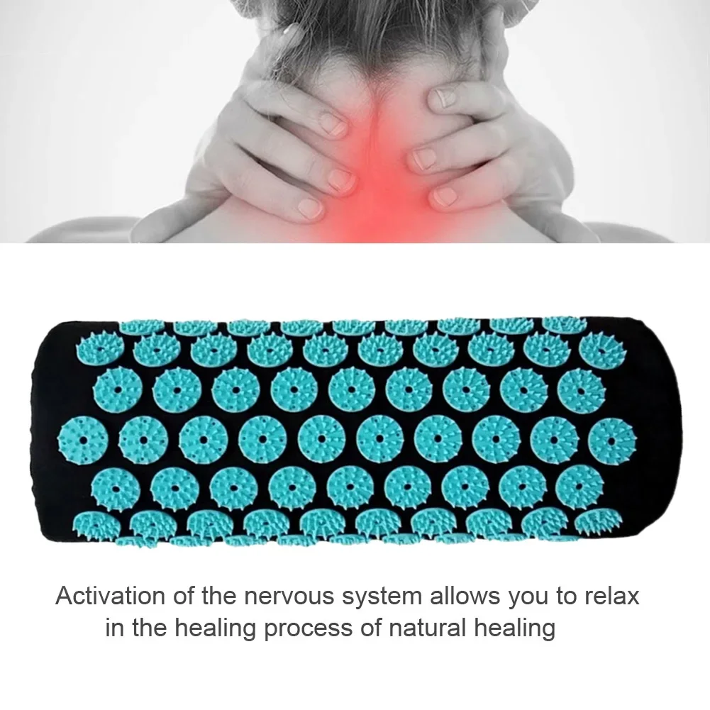 Acupuncture Massage Cushion Pillow Yoga Mat Muscle Tension Spike Pad Body Head Relieved Stress Pain Massager for Yoga Gym floor