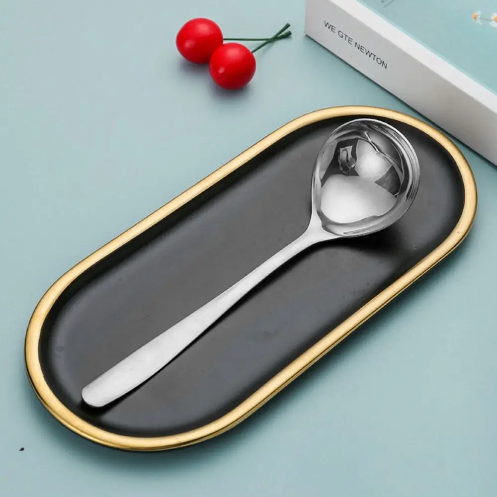 

Durable Stainless Steel Soup Spoons Thickening Long Handle Stirring Spoons Kitchen Accessories Gadgets Household