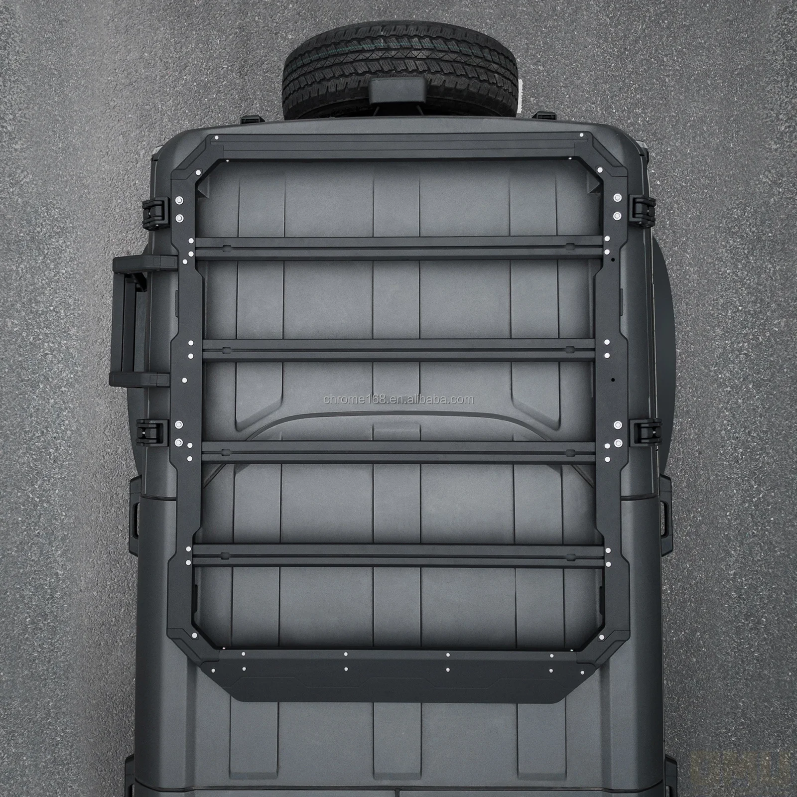 OMU Genesis Aluminum Roof Rack for Bronco Aluminum Top Luggage Cargo Carrier & Bracket