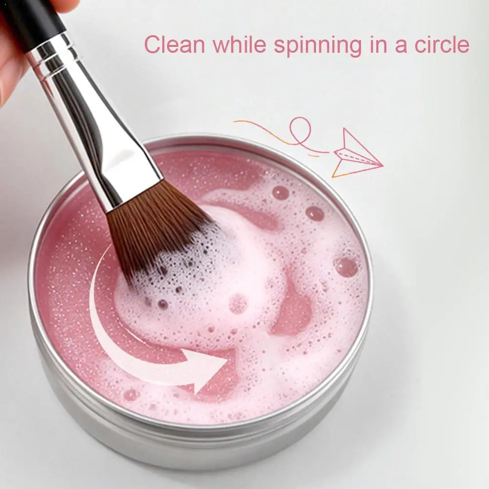 

Makeup Brush Cleaning Soap Pad Make Up Washing Brush Cosmetic Eyebrow Brushes Cleaner Tool Quick-Dry Deep Clean 2026 New