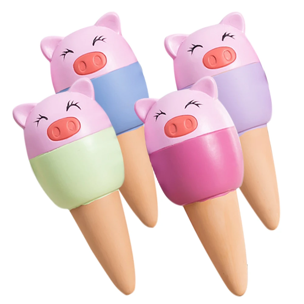 

4Pcs Self Watering Stakes Terracotta Automatic Plant Waterer for Indoor Outdoor Gardens Drip Irrigation Spikes Efficient