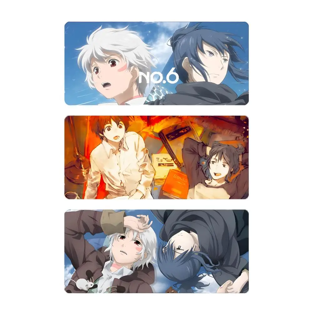 Dark Sci Fi Anime N-No.6 Mouse Pad Mousepad Large Gaming LockEdge Thickened PC Table Desk Mat