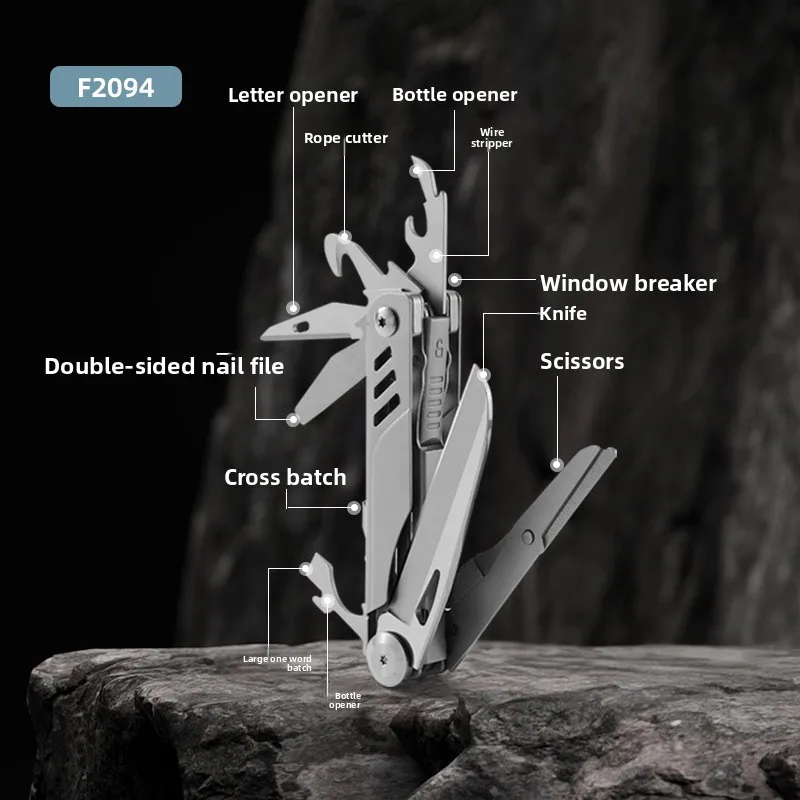 

Многофункциональный комбинированный нож для кемпинга на открытом воздухе, новый портативный складной нож с ножницами, аварийно-спасательный инструмент EDC