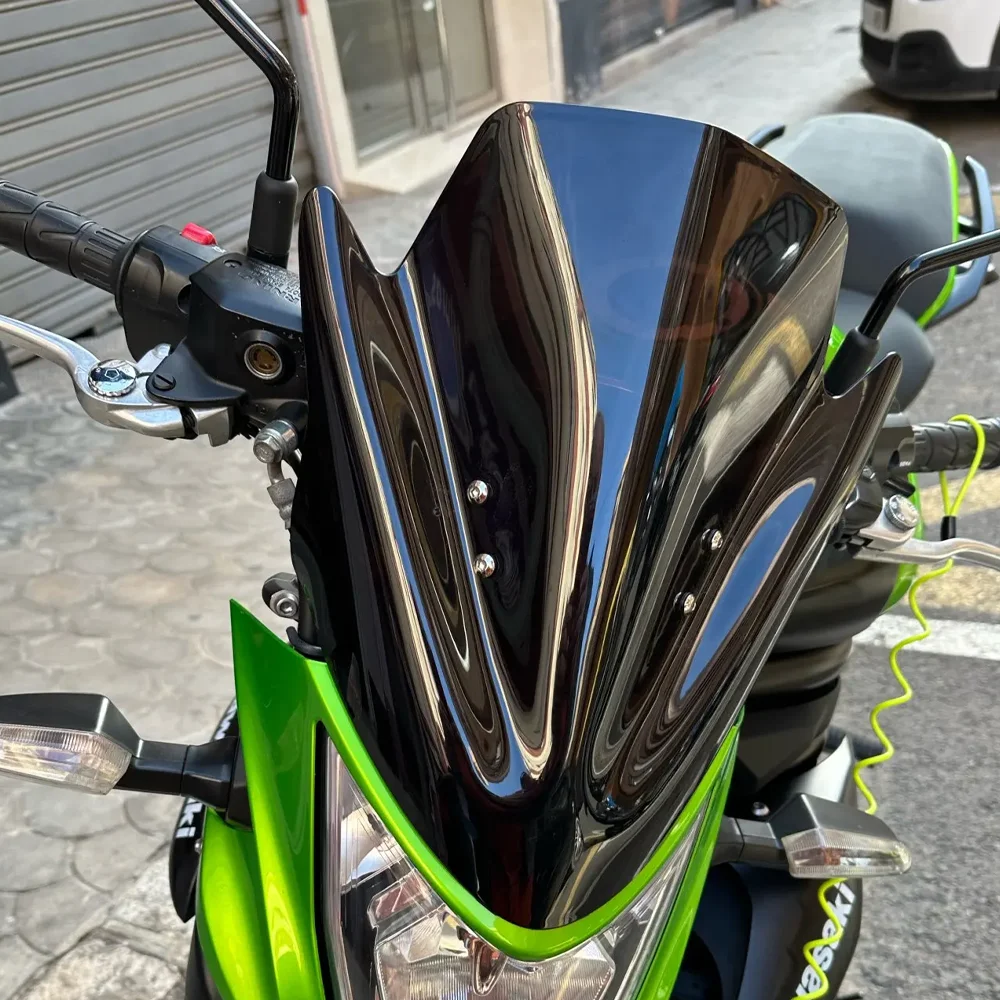 Motorcycle For Kawasaki Ninja ER6N ER650 ER-6N 2012 - 2016 Double Bubble Windshield Windscreen Screen Wind Deflectors