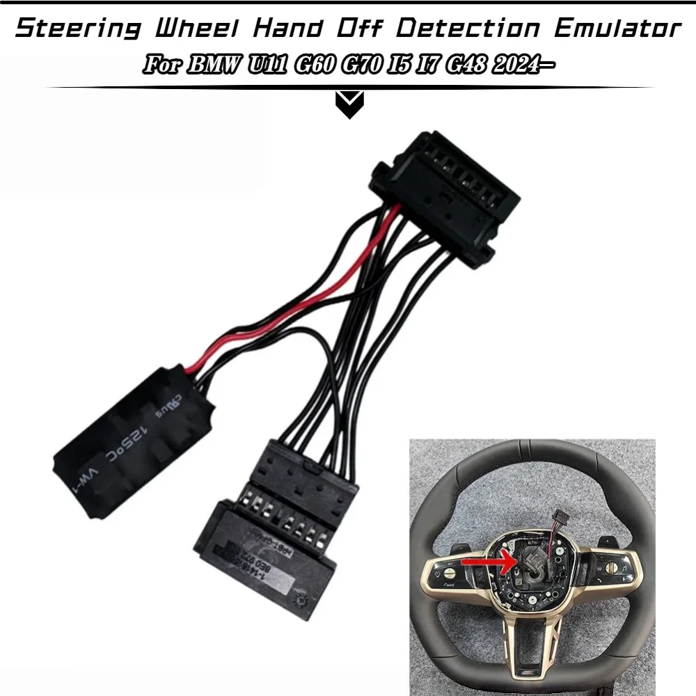 

For BMW U11 G60 G70 I5 I7 G48 2024- TJA Touch free ACC PRO Automatic Cruise Module Steering Wheel Hand Off Detection Emulator