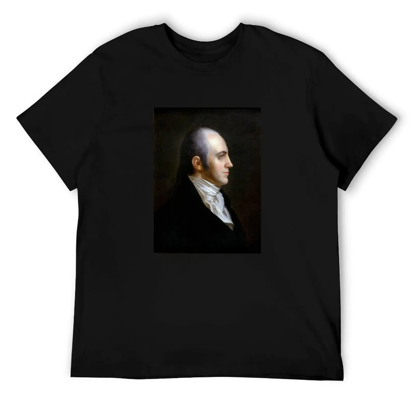 

Aaron Burr Portrait - John Vanderlyn 1802 T-Shirt cotton t shirt man t shirt for man 100 percent cotton T-Shirt