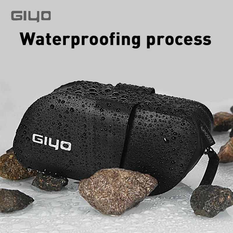 GIYO Waterproof Bicycle Saddle Tail Bag MTB Road Bike Tools Pannier Large Capacity Rear Seatpost Bag Basket Cycling Accessories