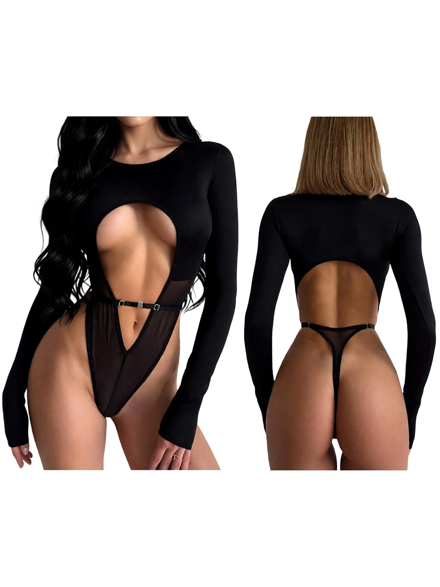 

Сексуальное кружевное боди с бретелькой на шее Тедди, боди с вырезом сзади и регулируемыми бретелями для женщин, соблазнительный сплошной цвет