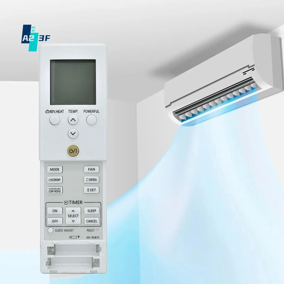 A23F-AR-REB1E جهاز التحكم عن بعد لمكيف الهواء AR-REY1U AR-REB2E AOYG 09-12LD مكيف الهواء التحكم عن بعد
