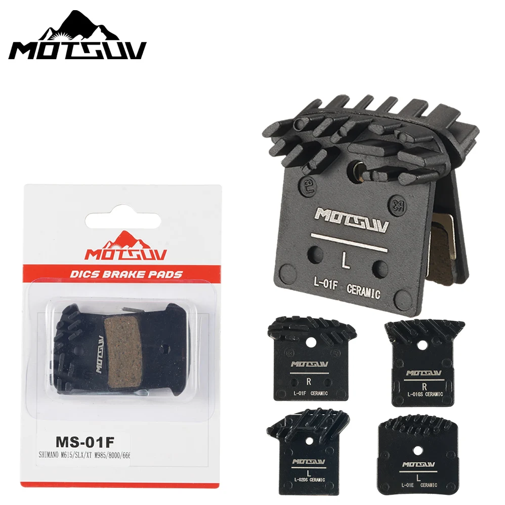 

MOTSUV MTB Ceramic Ice Cooling Tech Brake Pads, For M9000 M9020 M985 M8100 M785 M8000 G03A G04S J04C J03A