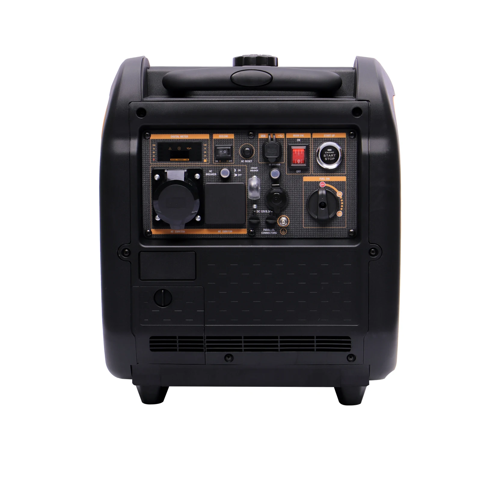 5500W Petrol Generator 5KW 12V DC 230V AC Output Electric Remote Start Outdoor	Backup Homeuse Inverter Generator