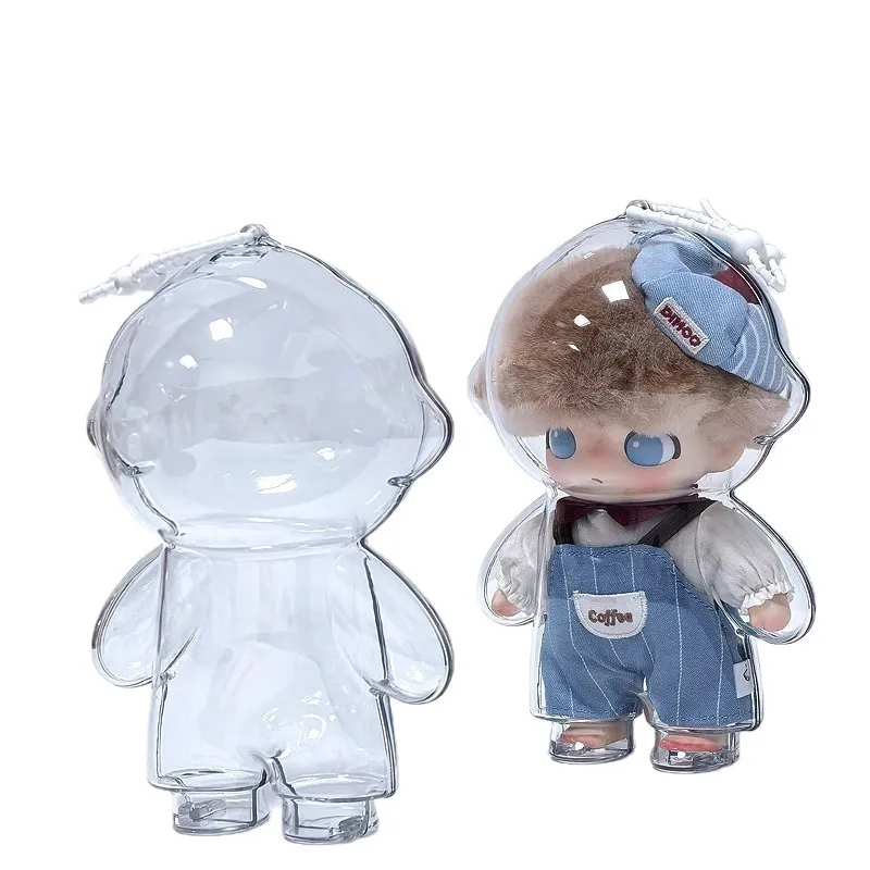 DIMOO Heart Special Protective Shell Acrylic Hard Shell Vinyl Storage Display Dustproof Transparent Protective Cover