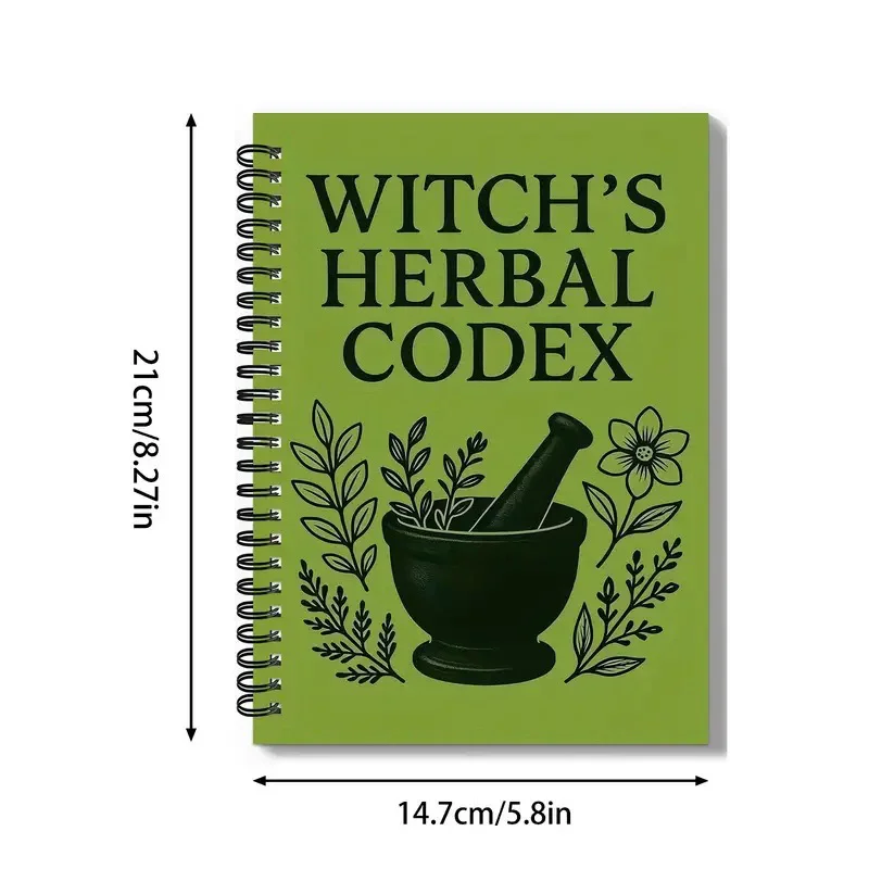 Vintage Witch's Herbal Codex - Occult Pagan Botanical Guide Magical Herb Encyclopedia for Witchcraft Practice