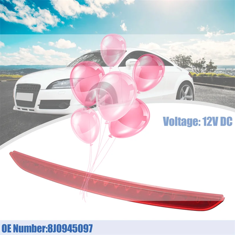 

For MK2 TT 2007-2014 8J0945097 Third Brake Light Rear Tail Light Car LED High Level Stop Lamp Red