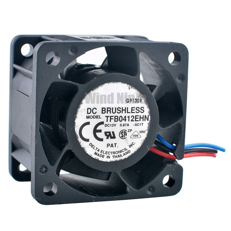 TFB0412EHN 4cm 40mm fan 40x40x28mm DC12V 0.87A 15000rpm High speed cooling fan for 1U 2U server power supply