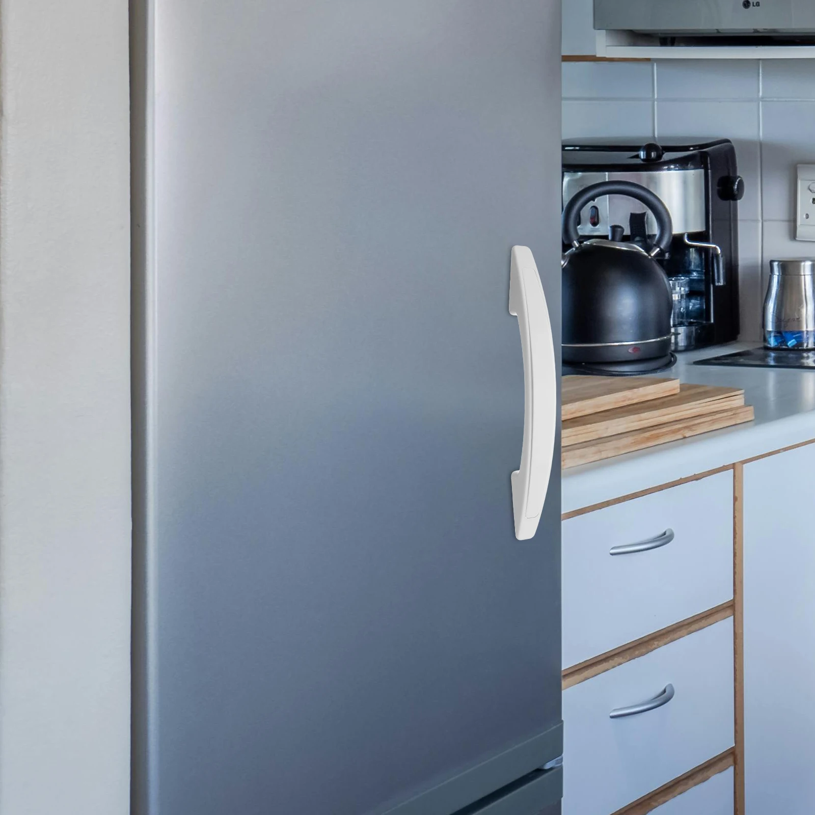 

Universal Freezer Door Handle Replacement Heavy Duty Plastic Pull for Refrigerator Display Cabinet Robust Build Smooth Surface