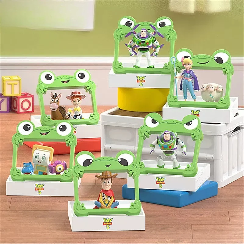 Anime Figure Disney Toy Story Blind Box Toys Buzz Lightyear Woody Mengtuo Universe Model Collectible Ornaments Gifts