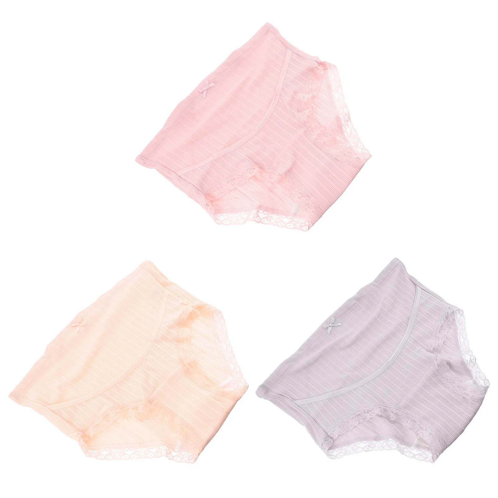 

3Pcs Maternity High Waist Cotton Panties Pregnant Women Over Belly Underwear Soft Breathable Support Pregnancy Briefs
