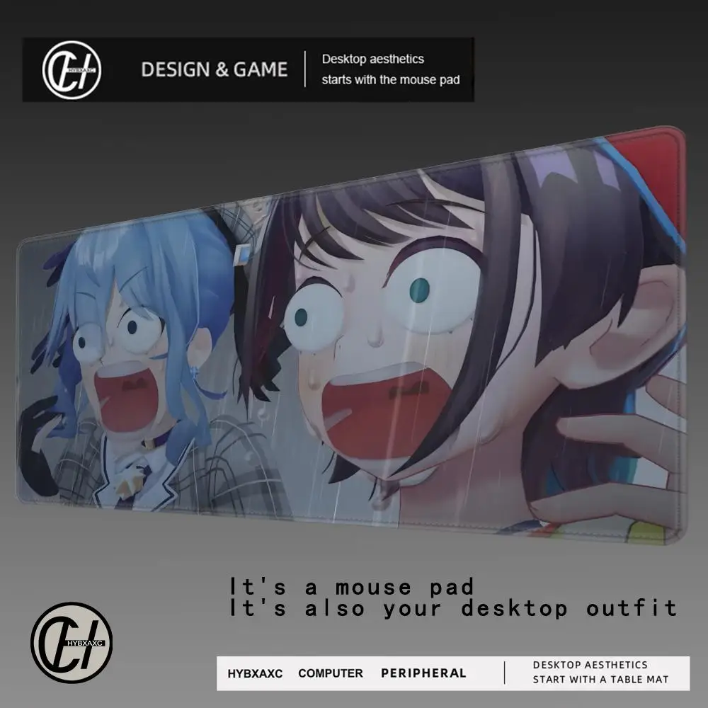 

Коврик для мыши Anime Virtual Girl Oozora Subaru Hololive, большой коврик для клавиатуры, игровой коврик для мыши, нескользящий коврик LockEdge