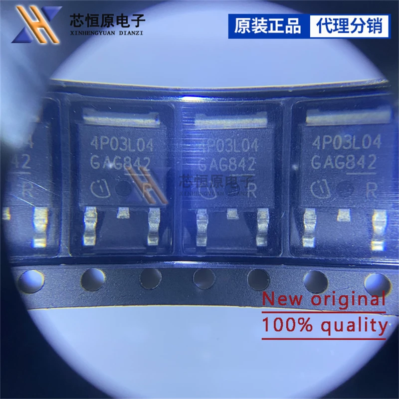 5pcs/lot IPD90P03P4l-04 Silkscreen 4P03L04 TO-252 MOS field effect tube