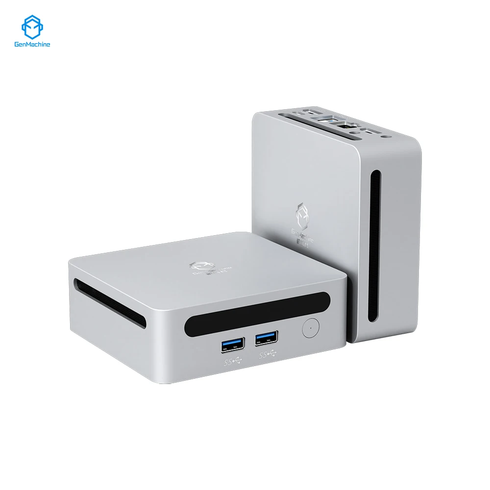 Imagem -04 - Genmachine Mini pc Amd Ryzen5 4700u Ryzen7 4800h 4700u 4800u Cpu Windows 11 Ddr4 64gb Wifi6 Nuc Jogos pc Desktop Mini