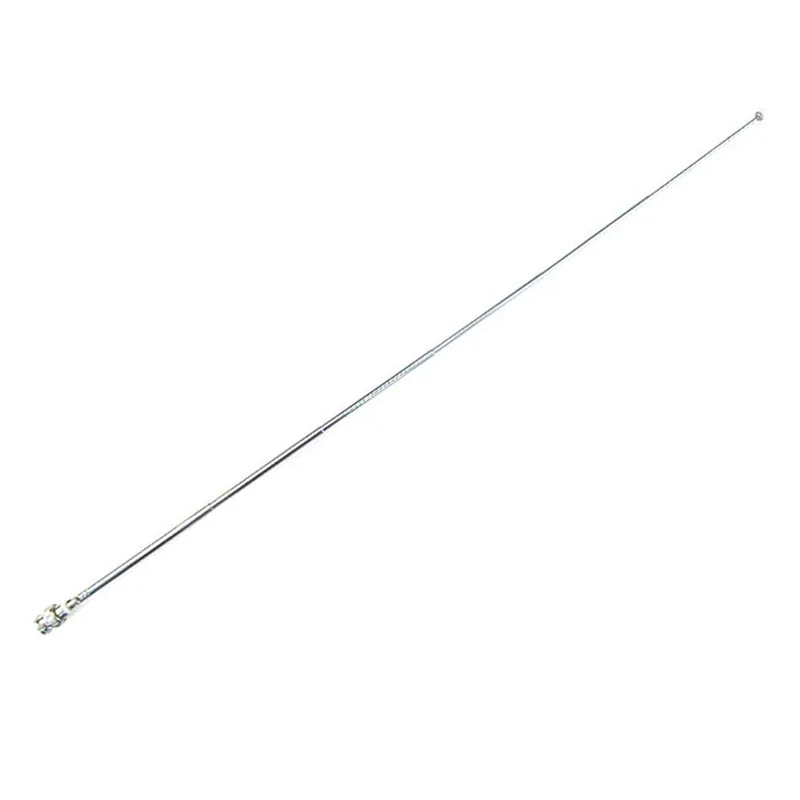 1pc Silver Color 62cm Stainless Steel FM Radio Antenna BNC Connector Telescopic Aerial