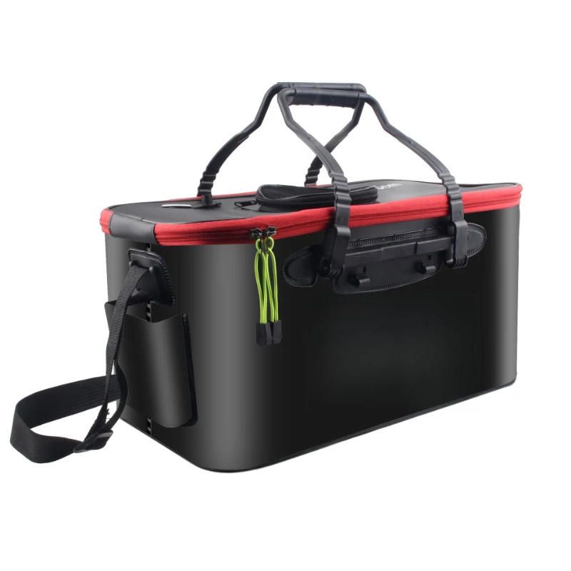 

Folding fishing bucket Live fish box Sea fishing box Outdoor portable car fish guard box Fish guard bucket