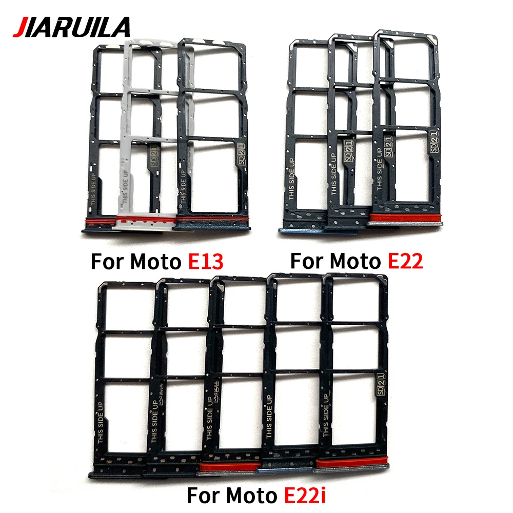 Dual Micro SIM Card Slot Tray Holder SD Card Reader For Mt E13 E22 E22i Parts Sim Card Tray