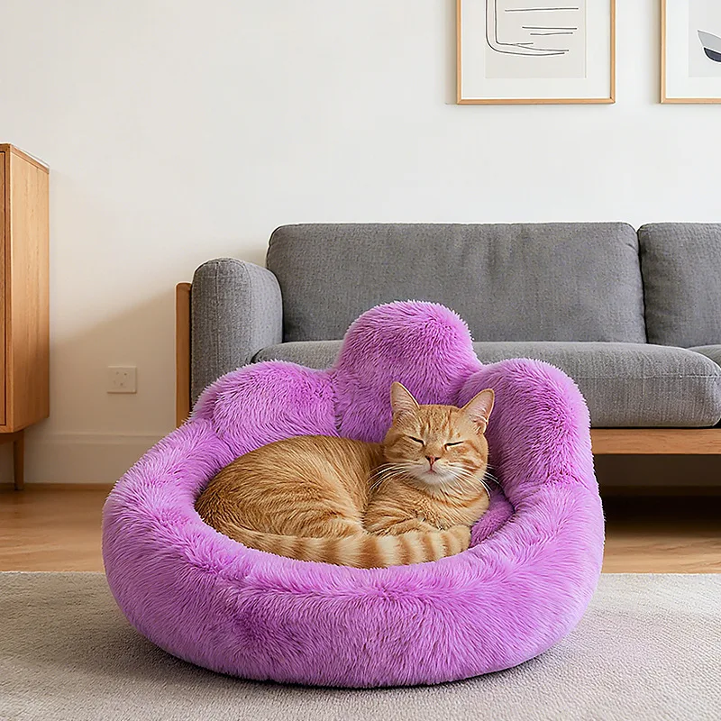 Factory Direct 2026 Top Rated Cross-border Pet Nest Cloud Shaping Cat Nest High Value Four Seasons Universal Dog
