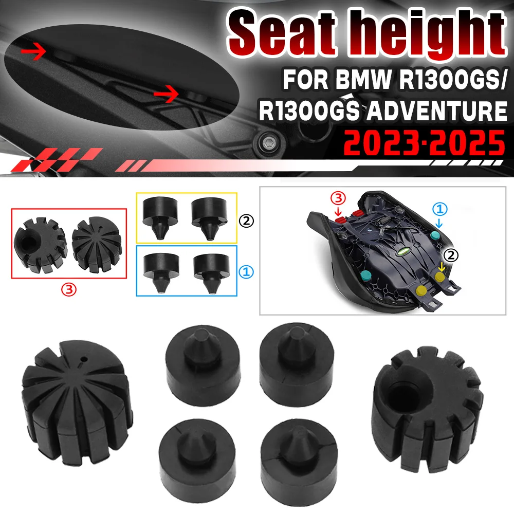 R1300GS متسابق مقعد مجموعة تعديل الارتفاع 10 مللي متر لسيارات BMW R 1300 GS ADV R 1300GS r1300gs مغامرة 2023-2025 دراجة نارية الملحقات