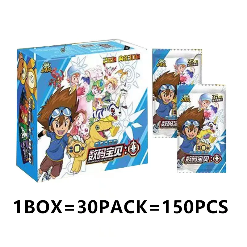 Hot Japanese Anime Digimon Adventure Card Box Agumon Action Figures Hobbies Games Collections Rare Cards TCG For Child Gift Toys