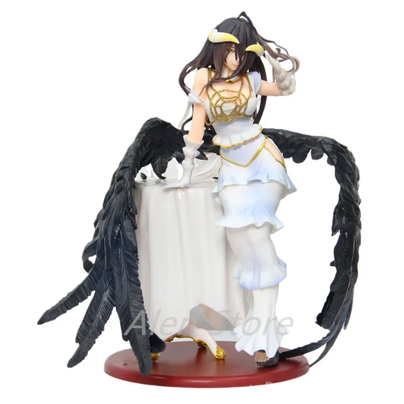 Anime Overlord Albedo Cartoon Sexy Girls PVC Action Figures Toy Collectible Model Toys To Kids Children Gifts 28cm